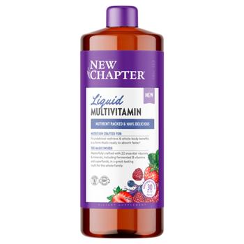 Мультивітамінний комплекс для дітей 2 +, liquid multi Mixed berry, New Chapter,30oz - купить, цены на Biotus - фото 1