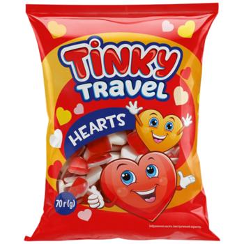 Конфеты Tinky Travel Hearts желейные 70г - купить, цены на Эпицентр FOOD - фото 1