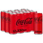 Напій газований Coca-Cola Zero 0,33л