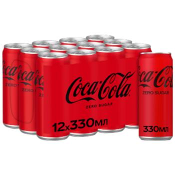 Напиток газированный Coca-Cola Zero 0,33л