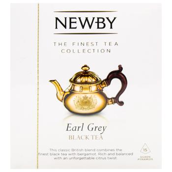 Newby Earl Gray Black Tea 15pcs - buy, prices for MegaMarket - photo 2