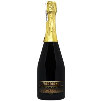 Вино игристое Vardiani Брют белое 10-13,5% 0,75л