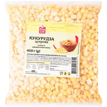 Fine Life Frozen Sweet Corn Kernels 400g