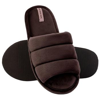 Twins 13811 Plush Chocolate Women's Slippers s.36/37 - buy, prices for Supermarket "Kharkiv" - photo 5