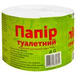 Туалетний папір макулатурний одношаровий