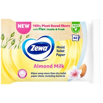 Zewa Almond Milk Wet Toilet Paper 42pcs - buy, prices for MegaMarket - photo 1