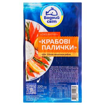 Крабові палички Водний Світ охолоджені 220г