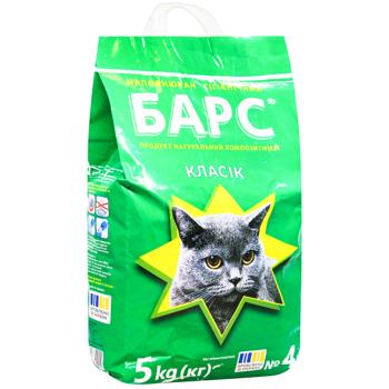 Наповнювач гігієнічний Барс №4 Класік для котів бентонітовий 5кг - купити, ціни на ULTRAMARKET - фото 2