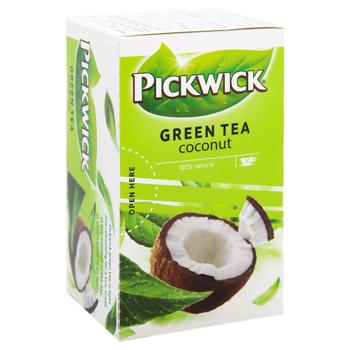 Чай зеленый Pickwick с ароматом кокоса 1,5г*20шт - купить, цены на - фото 3