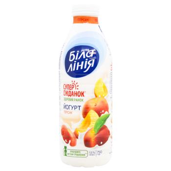 Bila Liniya Sweet Peach Yogurt 1.5% 750g - buy, prices for MegaMarket - photo 1