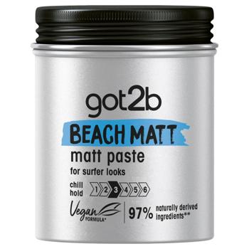 Got2b Beach Matt Hair Paste Fixation 3 100ml - buy, prices for NOVUS - photo 2