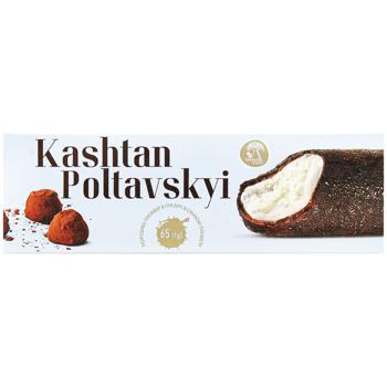 Морозиво Рудь Каштан Полтавський ескімо пломбір в глазурі зі смаком трюфеля 65г - купити, ціни на КОСМОС - фото 2