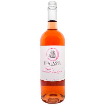 Thalassa Merlot Cabernet Sauvignon Rose Dry Wine 12.5% 0.75l