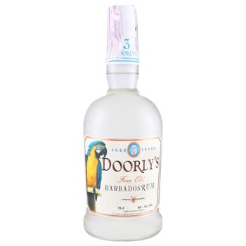 Ром Doorly`s White 3 роки 40% 0,7л - купити, ціни на ULTRAMARKET - фото 1