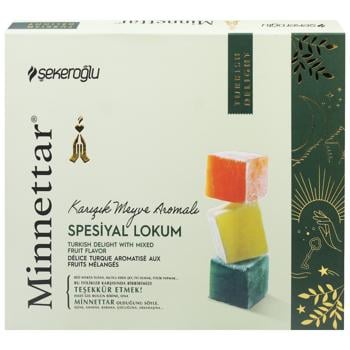 Minnettar Assorted Fruits Turkish Delight 300g