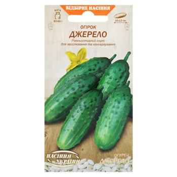 Nasinnia Ukrainy Dzherelo Cucumber Seeds 1g - buy, prices for MegaMarket - photo 1