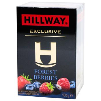 Чай черный Hillway Exclusive Forest Berries листовой 100г - купить, цены на МегаМаркет - фото 1