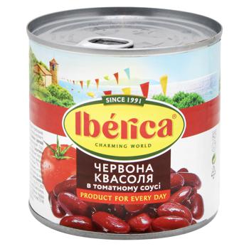 Квасоля Iberica червона в томатному соусі 400г - купити, ціни на ULTRAMARKET - фото 1