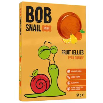 Мармелад Bob Snail Груша-апельсин натуральный без сахара 54г