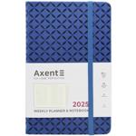 Щотижневик Axent Partner Gently датований 2025 темне море125х195мм