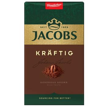 Кофе молотый Jacobs Kraftig 500г - купить, цены на МегаМаркет - фото 1