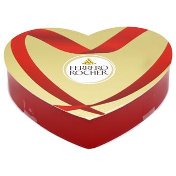 Ferrero Rocher Heart Candies 125g - buy, prices for COSMOS - photo 1