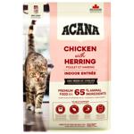 Acana Indoor Entree cухий корм для котів 4,5 кг - курка та оселедець