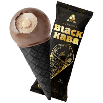 Rud Black Coffee Cone Ice Cream 70g - buy, prices for ULTRAMARKET - photo 1