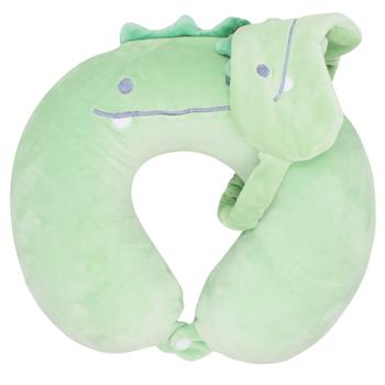 Подушка для путешествий с маской 30*25см A062-38901 - купить, цены на КОСМОС - фото 3