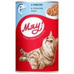 Miau! Wet Food with Fish for Adult Cats 415g