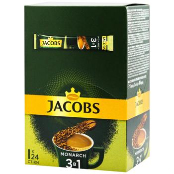 Jacobs Monarch 3in1 Instant Coffee Drink 15g x 24pcs - buy, prices for METRO - photo 3