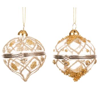 Шар елочный Decoris Шкатулка 8см в ассортименте