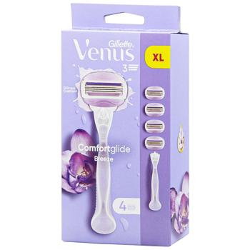 Бритва Venus Comfortglide Breeze с 4 сменными картриджами