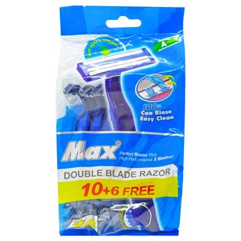 Набір станків д/гоління чол. 16 шт, 2 леза  A2C00310 И894 - купить, цены на КОСМОС - фото 1