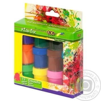 ZiBi Gouache Paint 12 Colors 20ml - buy, prices for NOVUS - photo 2