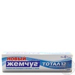 Зубна паста Новий Жемчуг Тотал 12 + ніжне відбілювання 100мл х4