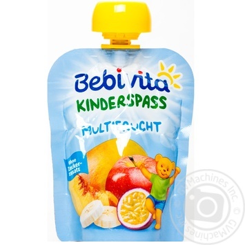 Пюре фруктове Bebivita мультифрукт 90г купити, ціни на МегаМаркет - фото 4