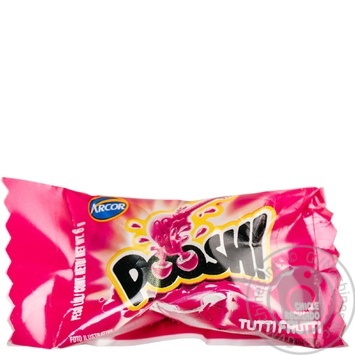 Chicle Poosh сhewing gum Tutti-Frutti Arcor 5g