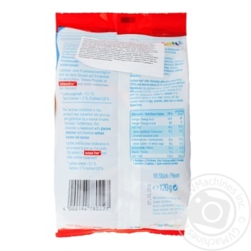 Frankonia Schokosmile Milk-Cream Filling Chocolate Candy 120g - buy, prices for MegaMarket - photo 3