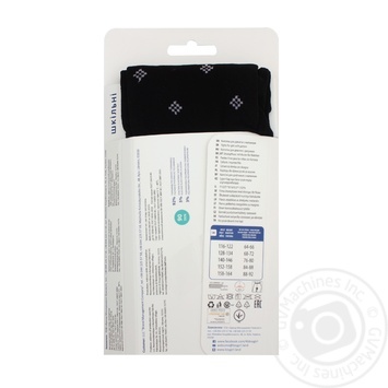 Boy&Girl Geometry Children's Tights 90den s.152-158 Black - buy, prices for - photo 2