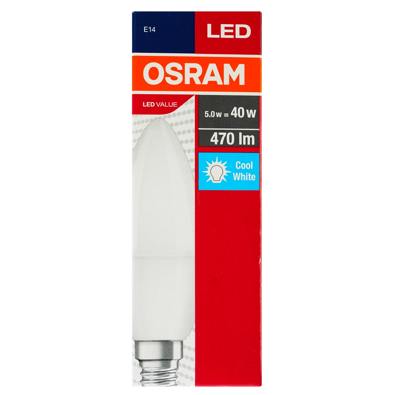 

Лампа светодиодная Osram LED Value 5W E14