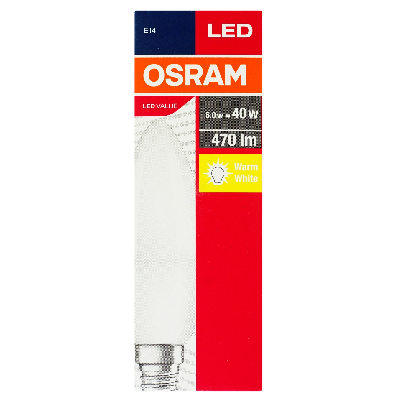 

Светодиодная лампа Osram 6W 2700K E14