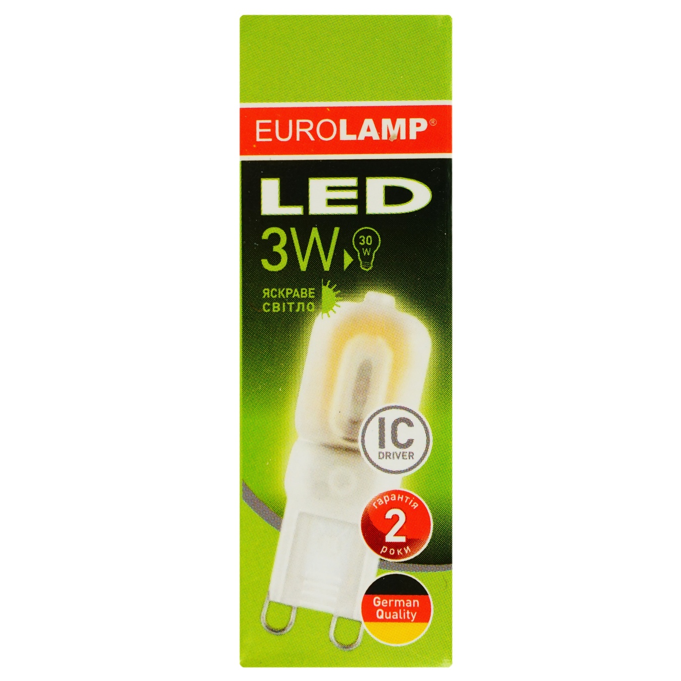 

Лампа Eurolamp светодиодная G9 3W 4000К