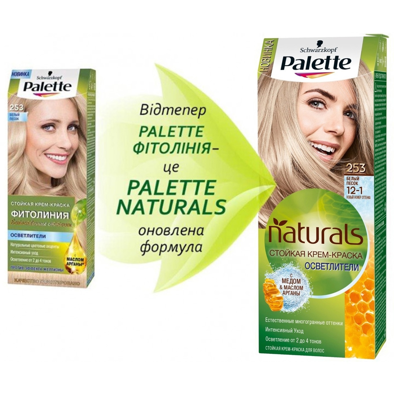 

Краска для волос Palette Naturals 12-1 (253) Белый песок 110мл