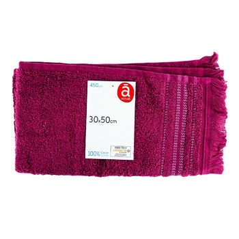 Actual RHOD Cotton Towel 450GSM 30*50cm - buy, prices for Auchan - photo 1