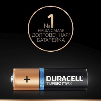 Элемент питания Duracell TurboMax АА 1,5V 2шт - купить, цены на NOVUS - фото 5