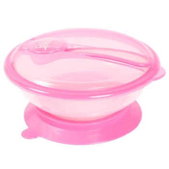 Lindo PK 037 Plate With Lid and Spoon With Suction Cup - buy, prices for - photo 4