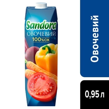 Sandora Vegetable Juice 0.95l - buy, prices for Auchan - photo 4