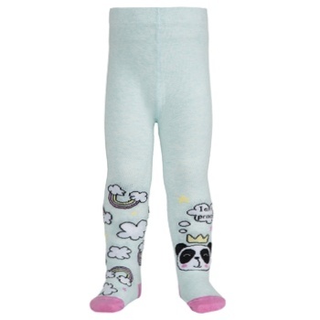 Conte Kids Tip-Top Happy Feets 482 Light Turquoise Baby's Tights 80-86 - buy, prices for COSMOS - photo 2