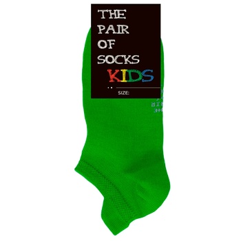 The Pair of Socks Kids Mini Green Socks 23-25s - buy, prices for MegaMarket - photo 1